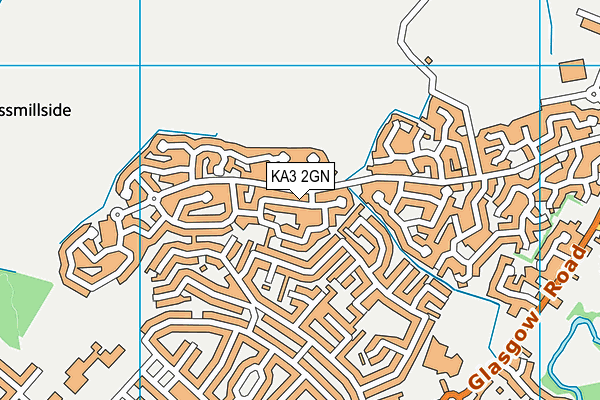 KA3 2GN map - OS VectorMap District (Ordnance Survey)