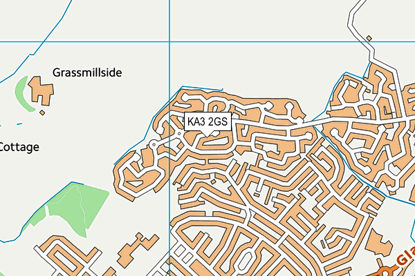 KA3 2GS map - OS VectorMap District (Ordnance Survey)