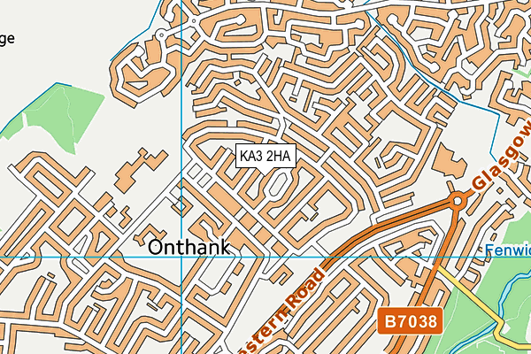 KA3 2HA map - OS VectorMap District (Ordnance Survey)