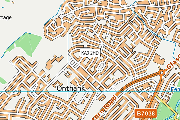 KA3 2HD map - OS VectorMap District (Ordnance Survey)