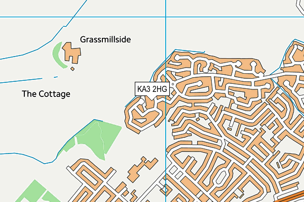 KA3 2HG map - OS VectorMap District (Ordnance Survey)