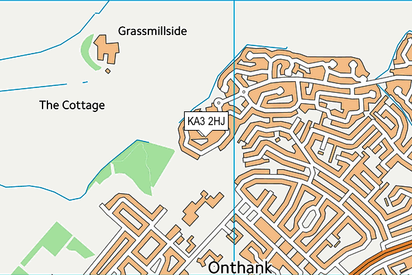KA3 2HJ map - OS VectorMap District (Ordnance Survey)