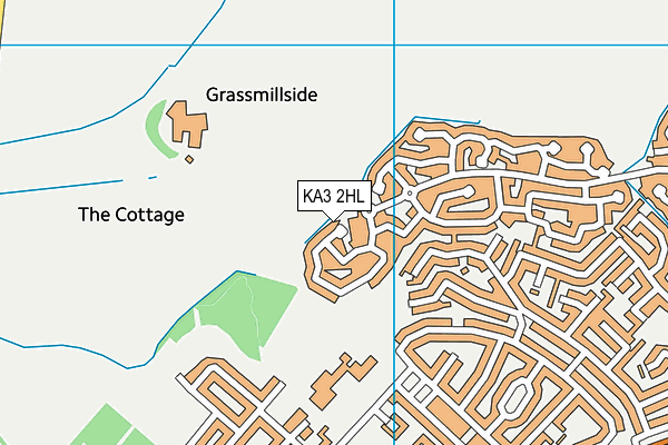 KA3 2HL map - OS VectorMap District (Ordnance Survey)