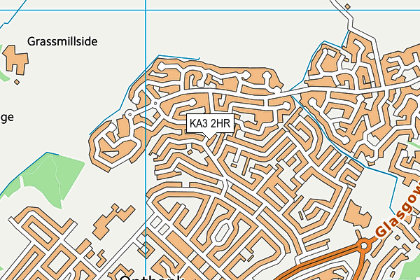 KA3 2HR map - OS VectorMap District (Ordnance Survey)