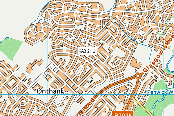 KA3 2HU map - OS VectorMap District (Ordnance Survey)