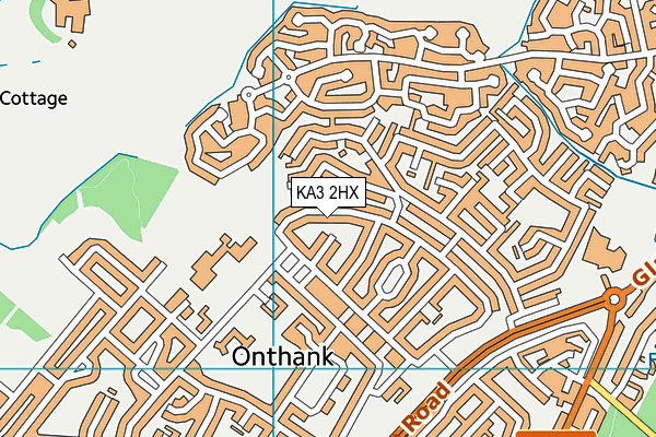 KA3 2HX map - OS VectorMap District (Ordnance Survey)