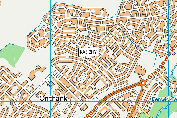 KA3 2HY map - OS VectorMap District (Ordnance Survey)