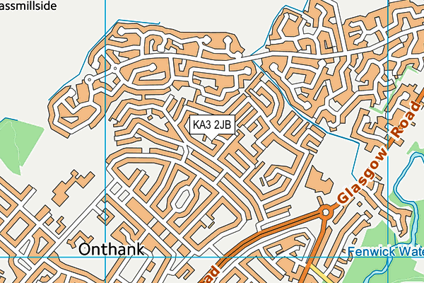 KA3 2JB map - OS VectorMap District (Ordnance Survey)