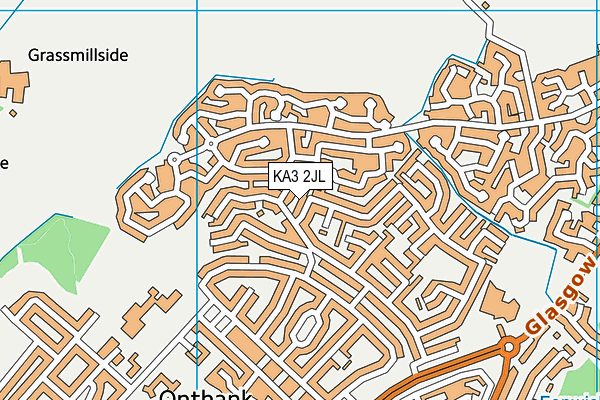 KA3 2JL map - OS VectorMap District (Ordnance Survey)