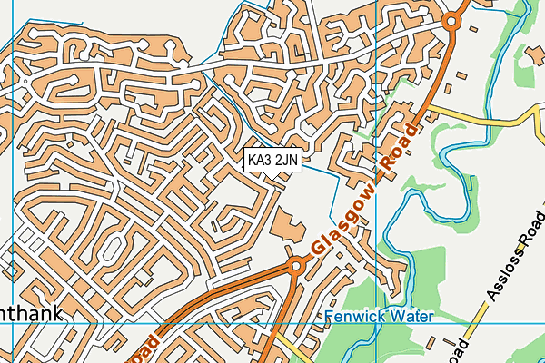 KA3 2JN map - OS VectorMap District (Ordnance Survey)