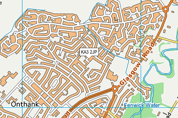 KA3 2JP map - OS VectorMap District (Ordnance Survey)