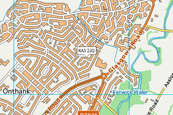 KA3 2JQ map - OS VectorMap District (Ordnance Survey)