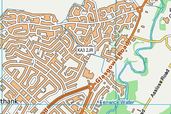 KA3 2JR map - OS VectorMap District (Ordnance Survey)
