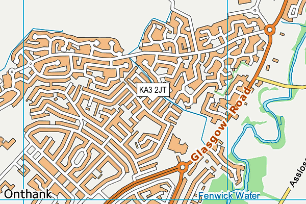 KA3 2JT map - OS VectorMap District (Ordnance Survey)