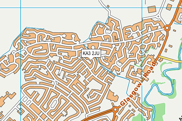 KA3 2JU map - OS VectorMap District (Ordnance Survey)