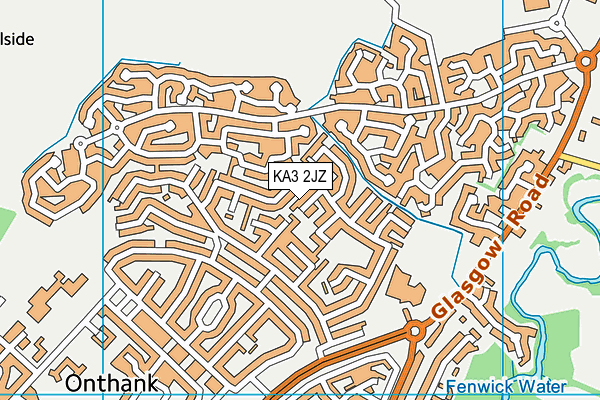 KA3 2JZ map - OS VectorMap District (Ordnance Survey)