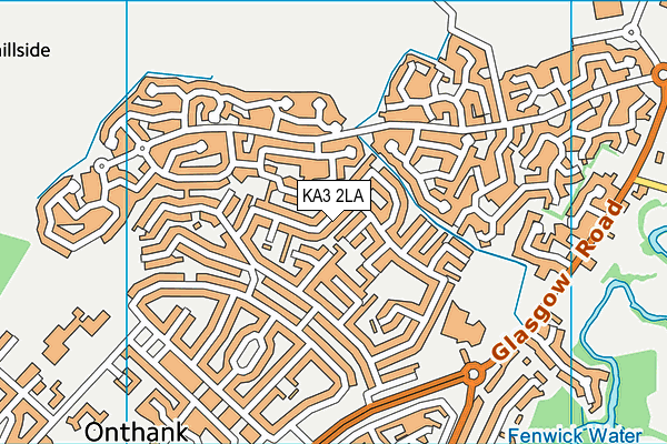 KA3 2LA map - OS VectorMap District (Ordnance Survey)