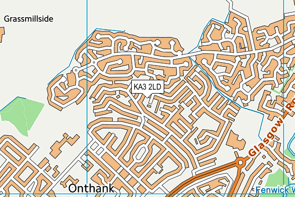 KA3 2LD map - OS VectorMap District (Ordnance Survey)
