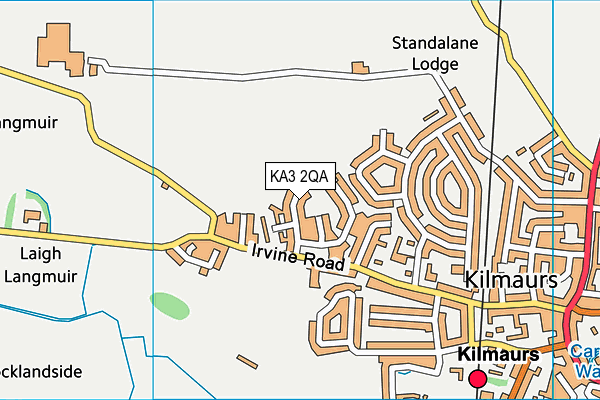 KA3 2QA map - OS VectorMap District (Ordnance Survey)