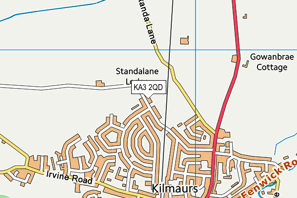 KA3 2QD map - OS VectorMap District (Ordnance Survey)