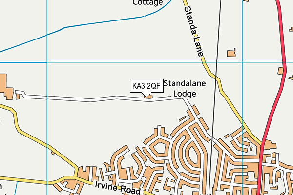 KA3 2QF map - OS VectorMap District (Ordnance Survey)