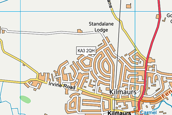 KA3 2QH map - OS VectorMap District (Ordnance Survey)