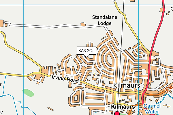 KA3 2QJ map - OS VectorMap District (Ordnance Survey)