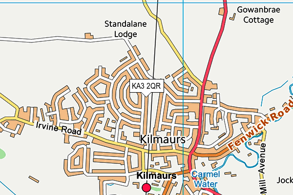 KA3 2QR map - OS VectorMap District (Ordnance Survey)