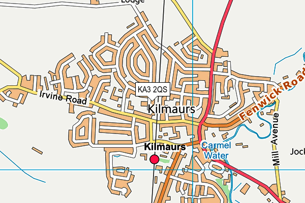 KA3 2QS map - OS VectorMap District (Ordnance Survey)