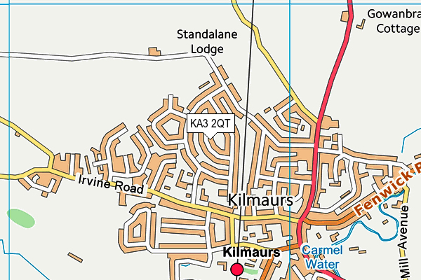 KA3 2QT map - OS VectorMap District (Ordnance Survey)