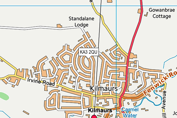 KA3 2QU map - OS VectorMap District (Ordnance Survey)