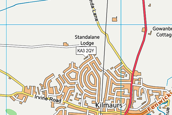 KA3 2QY map - OS VectorMap District (Ordnance Survey)