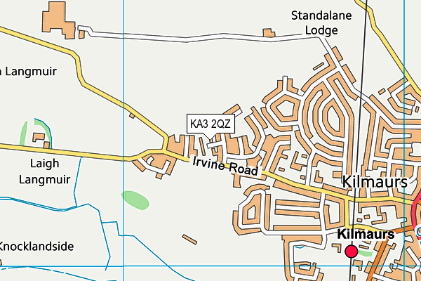 KA3 2QZ map - OS VectorMap District (Ordnance Survey)