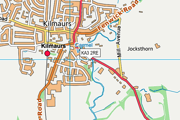 KA3 2RE map - OS VectorMap District (Ordnance Survey)