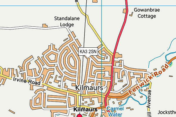 KA3 2SN map - OS VectorMap District (Ordnance Survey)