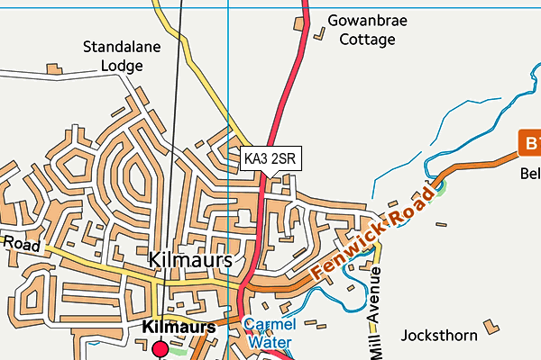 KA3 2SR map - OS VectorMap District (Ordnance Survey)