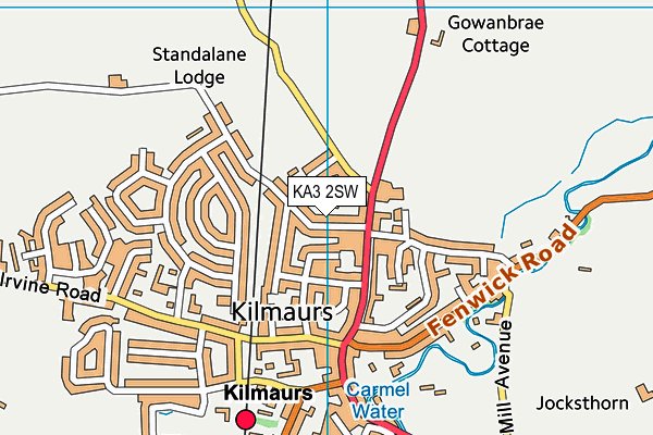 KA3 2SW map - OS VectorMap District (Ordnance Survey)