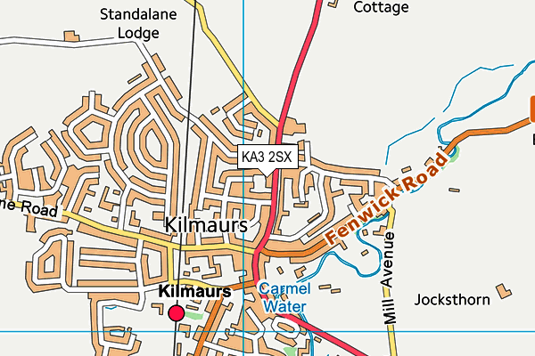 KA3 2SX map - OS VectorMap District (Ordnance Survey)