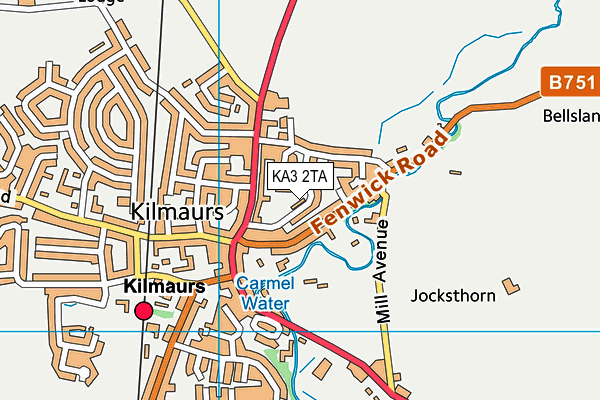 KA3 2TA map - OS VectorMap District (Ordnance Survey)