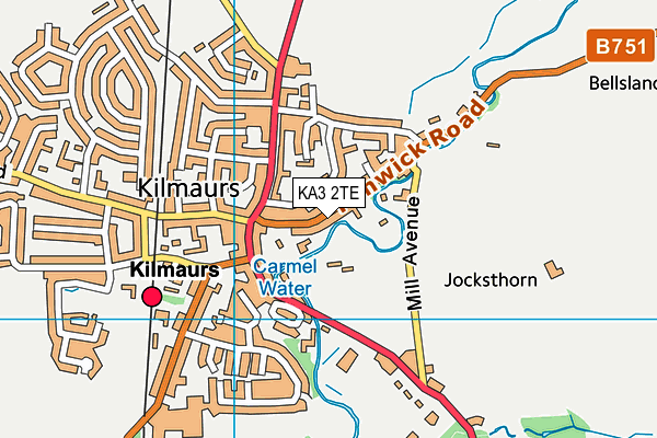 KA3 2TE map - OS VectorMap District (Ordnance Survey)