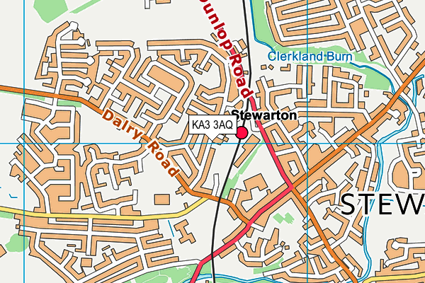 KA3 3AQ map - OS VectorMap District (Ordnance Survey)