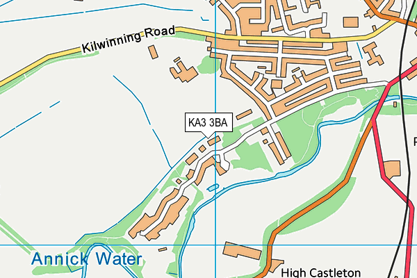KA3 3BA map - OS VectorMap District (Ordnance Survey)
