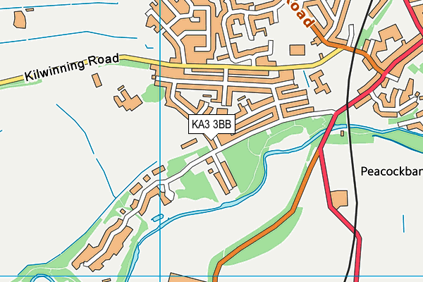 KA3 3BB map - OS VectorMap District (Ordnance Survey)