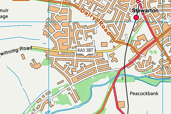 KA3 3BT map - OS VectorMap District (Ordnance Survey)