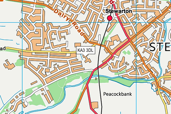 KA3 3DL map - OS VectorMap District (Ordnance Survey)