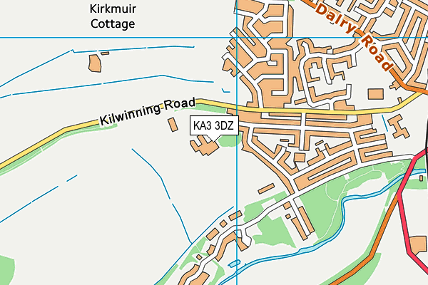 KA3 3DZ map - OS VectorMap District (Ordnance Survey)