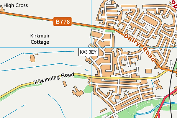 KA3 3EY map - OS VectorMap District (Ordnance Survey)