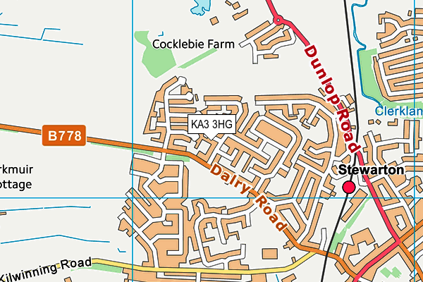 KA3 3HG map - OS VectorMap District (Ordnance Survey)