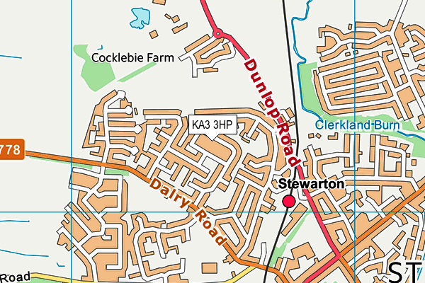 KA3 3HP map - OS VectorMap District (Ordnance Survey)