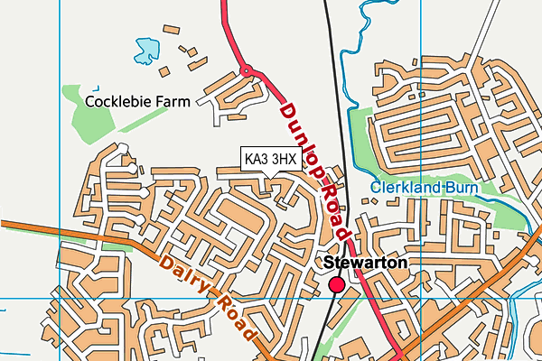 KA3 3HX map - OS VectorMap District (Ordnance Survey)